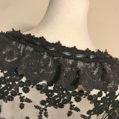 画像2: LIEF/Grace Lace Series Overdress ブラック