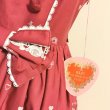画像8: BABY,THE STARS SHINE BRIGHT/くみゃちゃんのLove Heart Embroidery JSK　I型　エンジ (8)