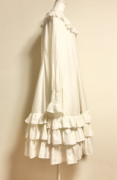 画像1: Victorian maiden/ロイヤルレーシーロングドレス（綿）　生成