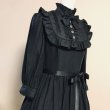 画像2: Victorian maiden/クラシカルガーゼドールドレス　ブラック (2)