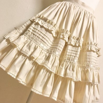 画像1: ★SALE★BABY,THE STARS SHINE BRIGHT/フリルスカート 生成【18200円→13800円】