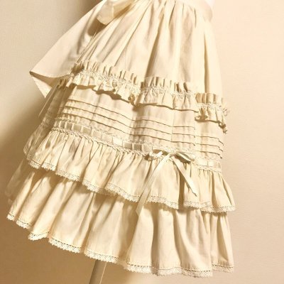 画像2: ★SALE★BABY,THE STARS SHINE BRIGHT/フリルスカート 生成【18200円→13800円】