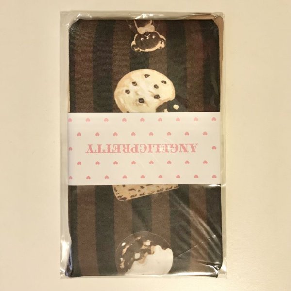 画像1: Angelic Pretty/Cream Cookie Collectionタイツ　ブラウン (1)