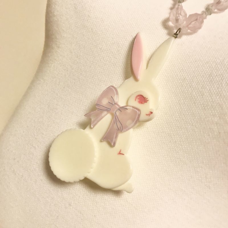 Angelic Pretty/Happy Bunnyネックレス シロ - Usagiyouhinten・うさぎ ...