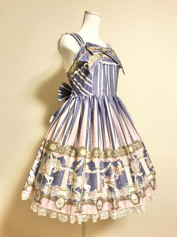 Angelic Pretty/Day Dream Carnival Twilight JSK アオ - Usagiyouhinten・うさぎ洋品店