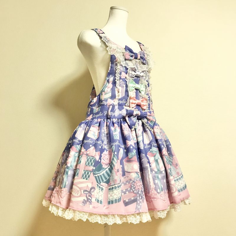 Angelic Pretty/ラッピングハートサロペット アオ - Usagiyouhinten ...