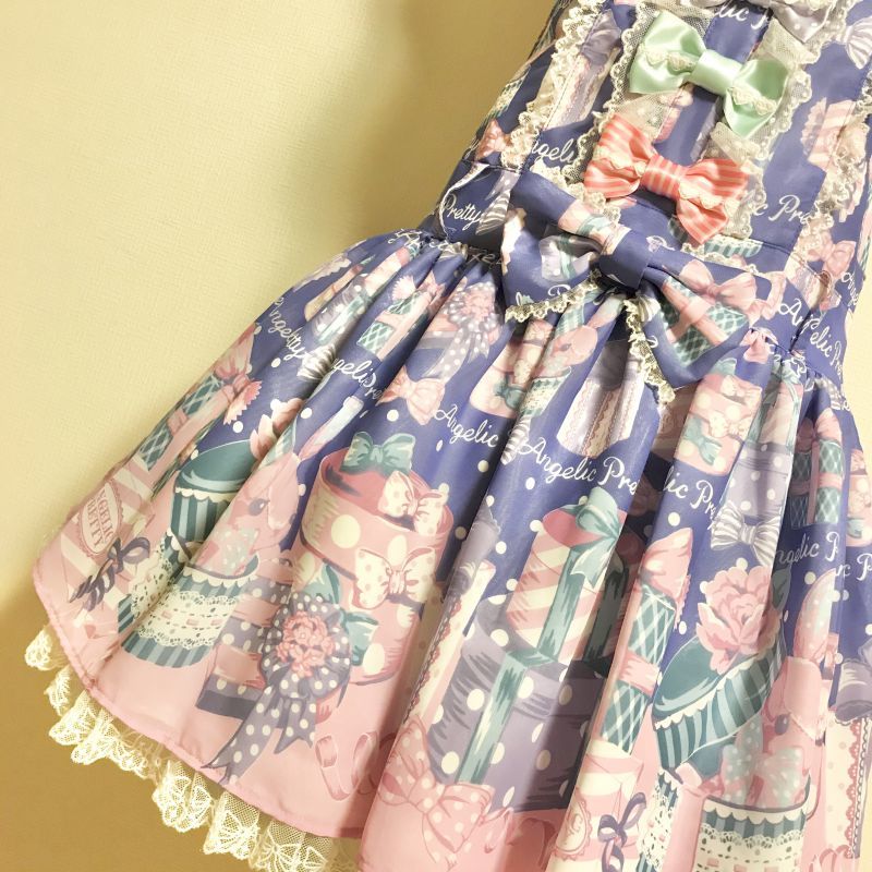 Angelic Pretty/ラッピングハートサロペット アオ - Usagiyouhinten ...