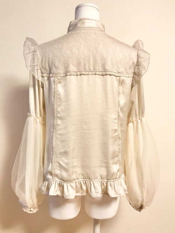 Angelic Pretty/Vintage Tulleブラウス アイボリー - Usagiyouhinten