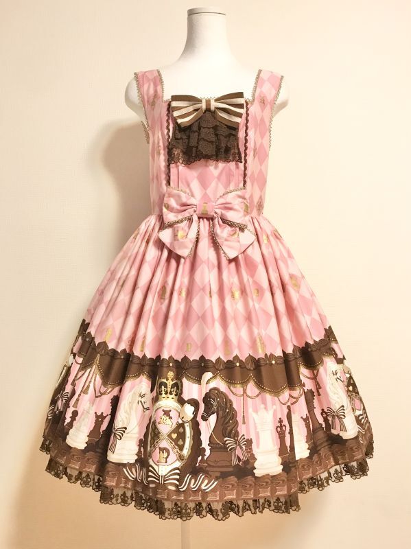 Angelic Pretty チェスチョコレートワンピースウエスト66cm - villitaavocados.com