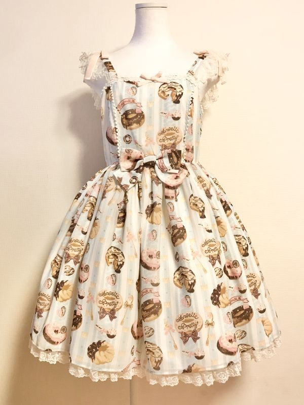 Angelic Pretty/Melty CreamドーナツJSK サックス - Usagiyouhinten