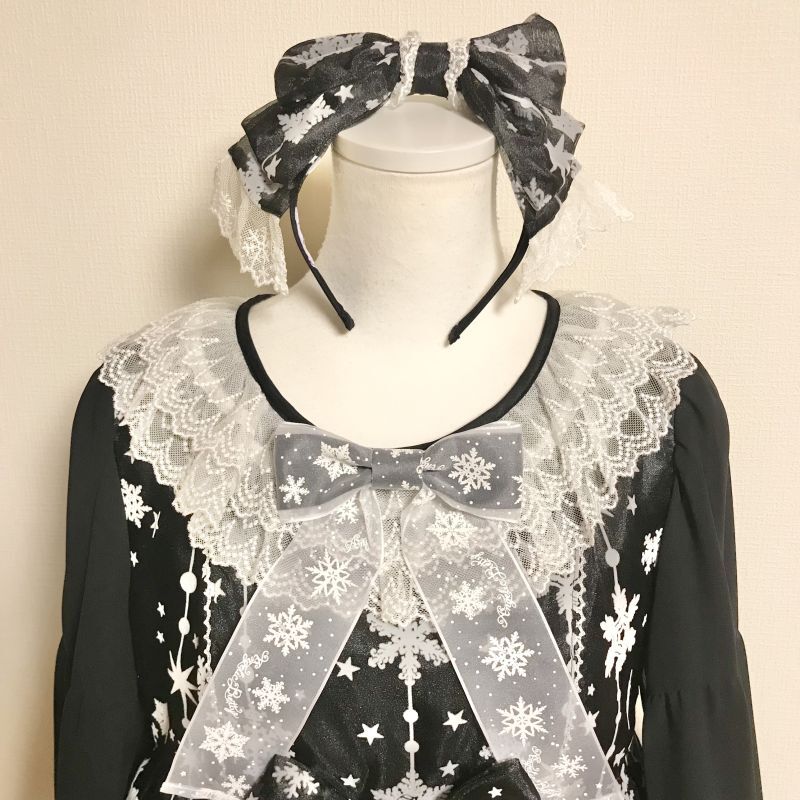 Angelic Pretty/Jewelry Snow Special OP Set クロ - Usagiyouhinten