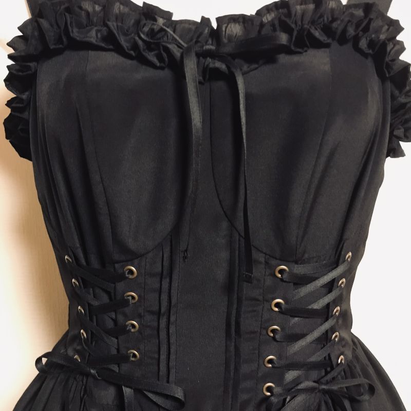 Victorian maiden/BURLESQUE DOLL ビスチェドレス ブラック