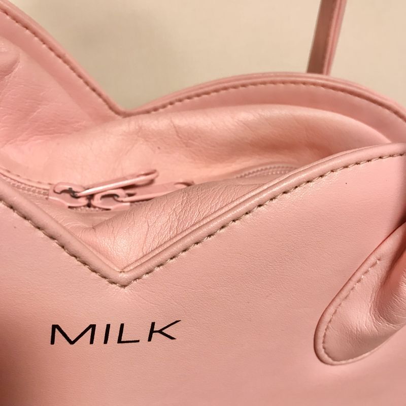 MILK/ハートバッグ ピンク - Usagiyouhinten・うさぎ洋品店